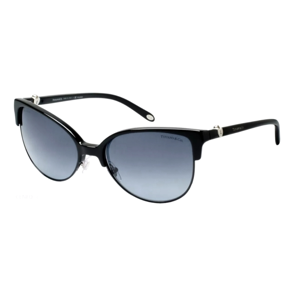 Tiffany & Co. Polorized Sunglasses TF4080 Luxury Cat Eye heart locket MA #481
